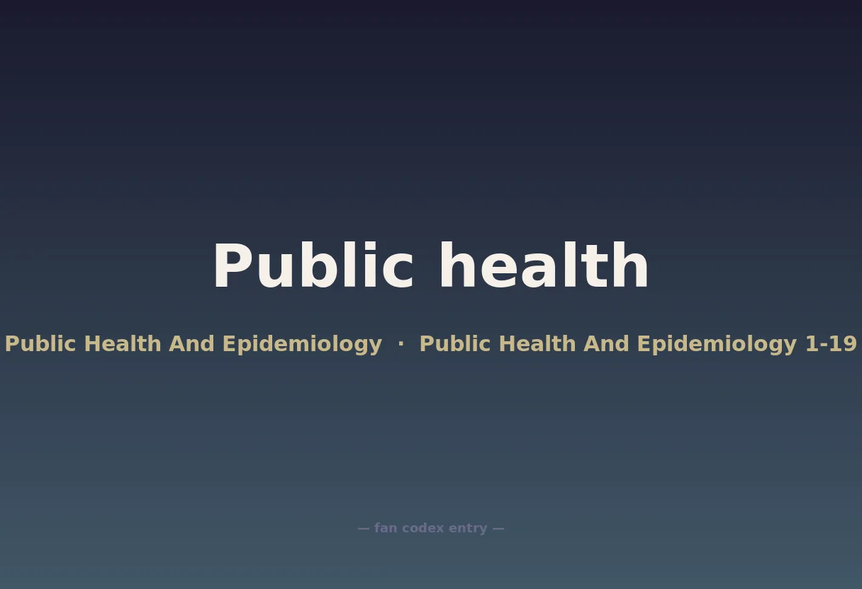 Public health