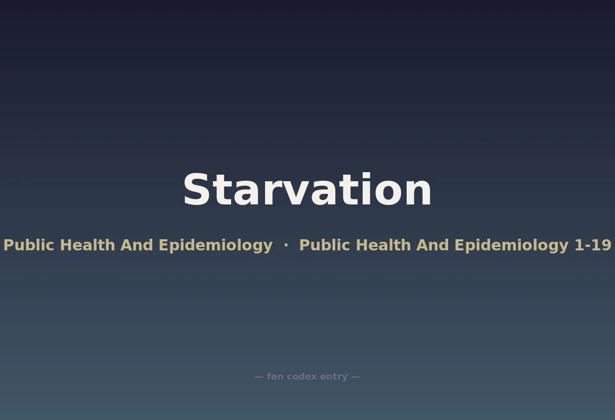 Starvation