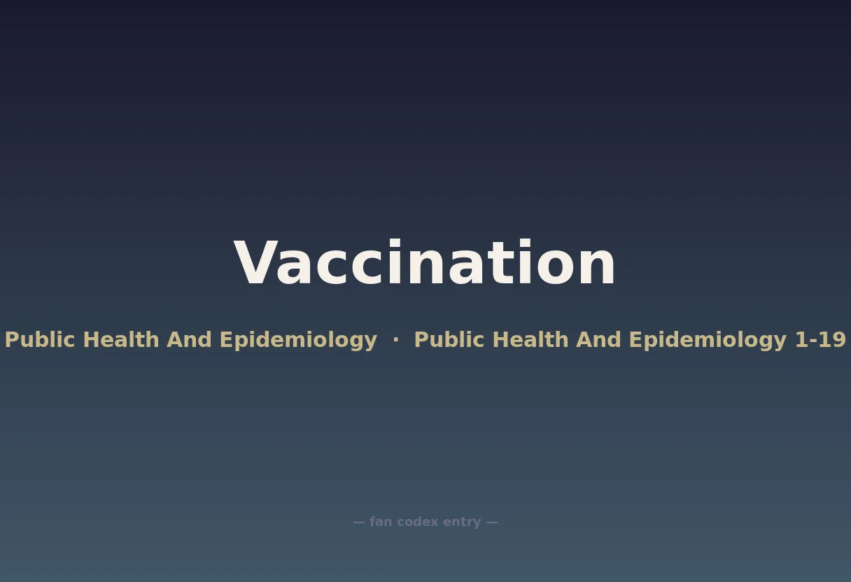 Vaccination